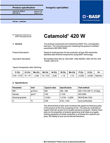 BASF-Catamold-420W